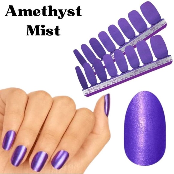 Color Street | Amethyst M ist a shimmery violet to indigo duochrome - Picture 4 of 13